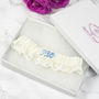 'Initial' And 'I Do' Personalised Bridal Garter, thumbnail 1 of 5