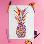 The Pineapple Collage Giclée Art Print, thumbnail 1 of 5