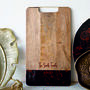 Personalised Wood And Tortoise Shell Serving Board, thumbnail 1 of 3