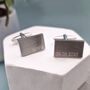 Personalised Initials And Date Cufflinks, thumbnail 6 of 6