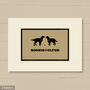 Personalised Setter Print For One Or Two Dogs, thumbnail 8 of 9