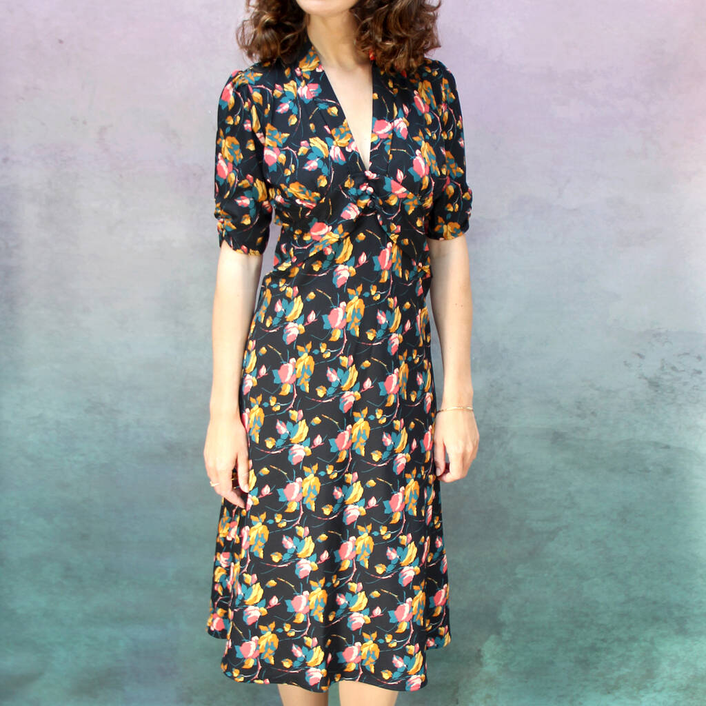 Image of Boheme Print Tea Dress