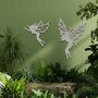 Fairy Metal Garden Art Set, Decorative Outdoor Wall Decor For Garden Spaces, thumbnail 6 of 10