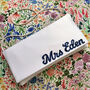 Mrs Surname Bridal Wedding Day Clutch, thumbnail 10 of 12
