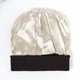 Chemo Headwear Wooly Beanie Hat Satin Lined, thumbnail 3 of 11