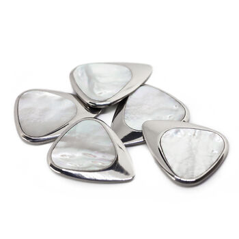 Titanium And Freshwater Pearl Guitar Pick + Gift Box, 7 of 8