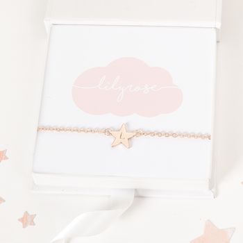 Chloe Initial Star Personalised Bracelet, 2 of 5