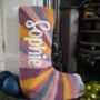 Custom Stripe Christmas Stocking, thumbnail 7 of 7