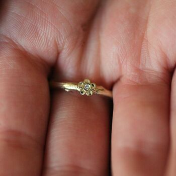 Sunflower Engagement Ring, 7 of 8