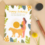 Wild Woman Empowering 'Happy Birthday' Card, thumbnail 1 of 4