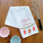 Personalised Family Christmas Tea Towel, thumbnail 2 of 4