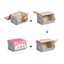 Set Of Three Stackable Toy Storage Organiser Boxes, thumbnail 6 of 7