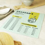 Personalised Dad's Air Fryer Chart Chopping Board, thumbnail 2 of 2