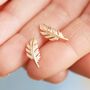 Feather Stud Earrings, thumbnail 6 of 11