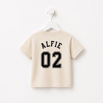 Personalised First World Cup Daddy And Me Matching Set Football, 2 of 5