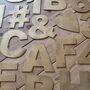 Home And Garden Personalised Christmas Signs , Gold Metal Letter Decorations , Any Word You Like, thumbnail 6 of 8