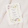 Wildflower Floral Wedding Save The Dates, thumbnail 1 of 4