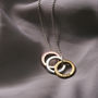 Personalised Mini Circle Necklace, thumbnail 3 of 6