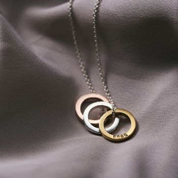 Personalised Mini Circle Necklace, 3 of 6