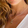 Infinity Universe Moonstone Necklace And Earring Set, thumbnail 4 of 10