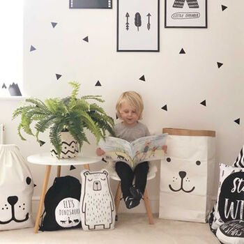 Hand Drawn Triangle Wall Stickers, 7 of 9