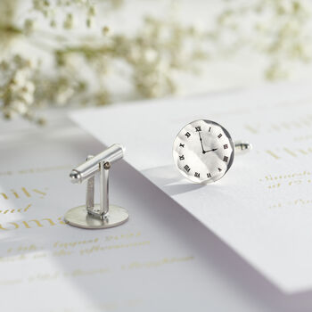Personalised Special Time Wedding Cufflinks, 2 of 6