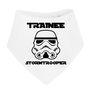 Trainee Stormtrooper Baby Bib, thumbnail 2 of 2