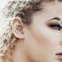 Rose Gold Plated Silver Double Hoop Ear Cuff Earring, thumbnail 1 of 7