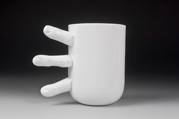 Funny Mug With Fingers, 6 of 9