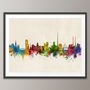 Dublin Skyline Cityscape Ireland By ArtPause Dublin Skyline Cityscape Ireland By ArtPause