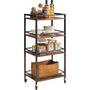 Industrial Bar Carts Kitchen Storage Serving Trolley, thumbnail 4 of 7