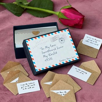 12 Mini Love Letters Anniversary Gift, 7 of 7