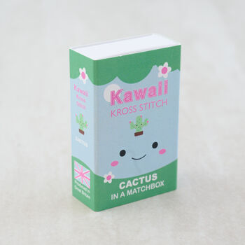 Kawaii Cactus Cross Stitch Kit, 7 of 8