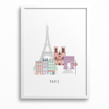 Personalised Paris City Print, 6 of 8