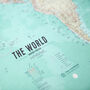 Vintage World Map Poster, thumbnail 6 of 9