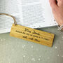 Engraved Teacher Personalised Bookmark, thumbnail 3 of 3