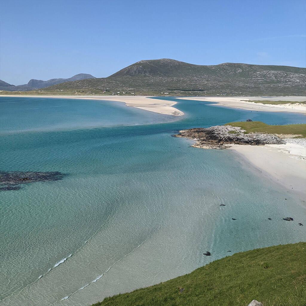 Personalised Luskentyre Isle Of Harris Map By EJayDesign ...