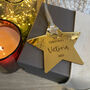 Personalised Rose Gold Star Christmas Dec 23, thumbnail 11 of 12
