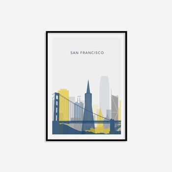 Minimalist San Francisco Travel Print, 6 of 8