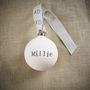 Personalised Ceramic Christmas Baubles, thumbnail 3 of 5