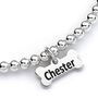 Personalised Staffy Sterling Silver Bracelet, thumbnail 4 of 6