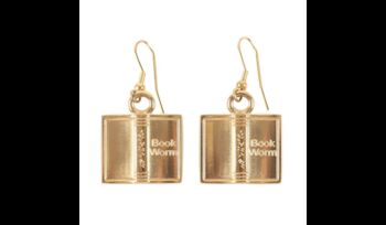 Bookworm W Earrings, 3 of 3