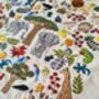 African Savanna Hand Embroidery Pattern Digital Product, thumbnail 3 of 5