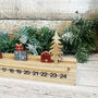 Wooden Christmas Santa Advent Calendar Countdown, thumbnail 4 of 8