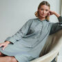 Women's 'Orkney' Herringbone Brushed Cotton Nightshirt, thumbnail 1 of 3