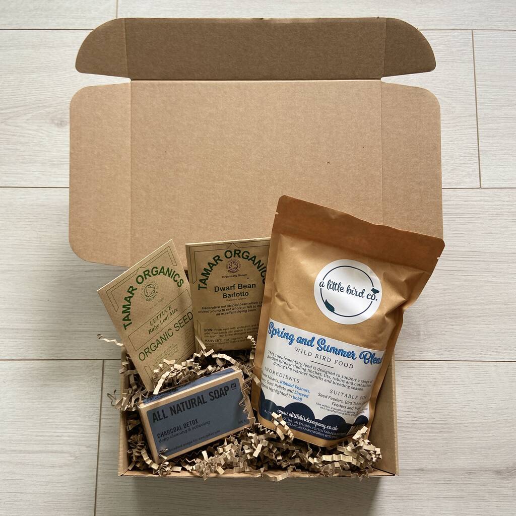 Vegetable And Bird Seed Gift Set For Gardeners By The Wise House