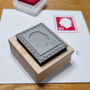 Kings's Coronation 'Faux' Postage Stamp Rubber Stamp, thumbnail 3 of 4