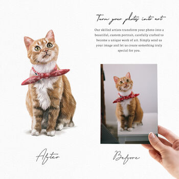 Custom Gift For Pet Owner – Watercolour Pet Illustration, 2 of 11