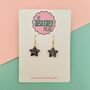 Small Star Glitter Earrings *More Colours Available*, thumbnail 1 of 4