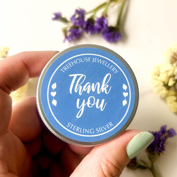 Sterling Silver Pawprint Earrings In A Keepsake Tin, 6 of 11